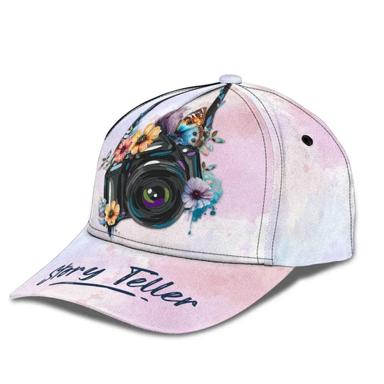 Photographer Classic Cap, Story Teller, Photographer Hat style option 4