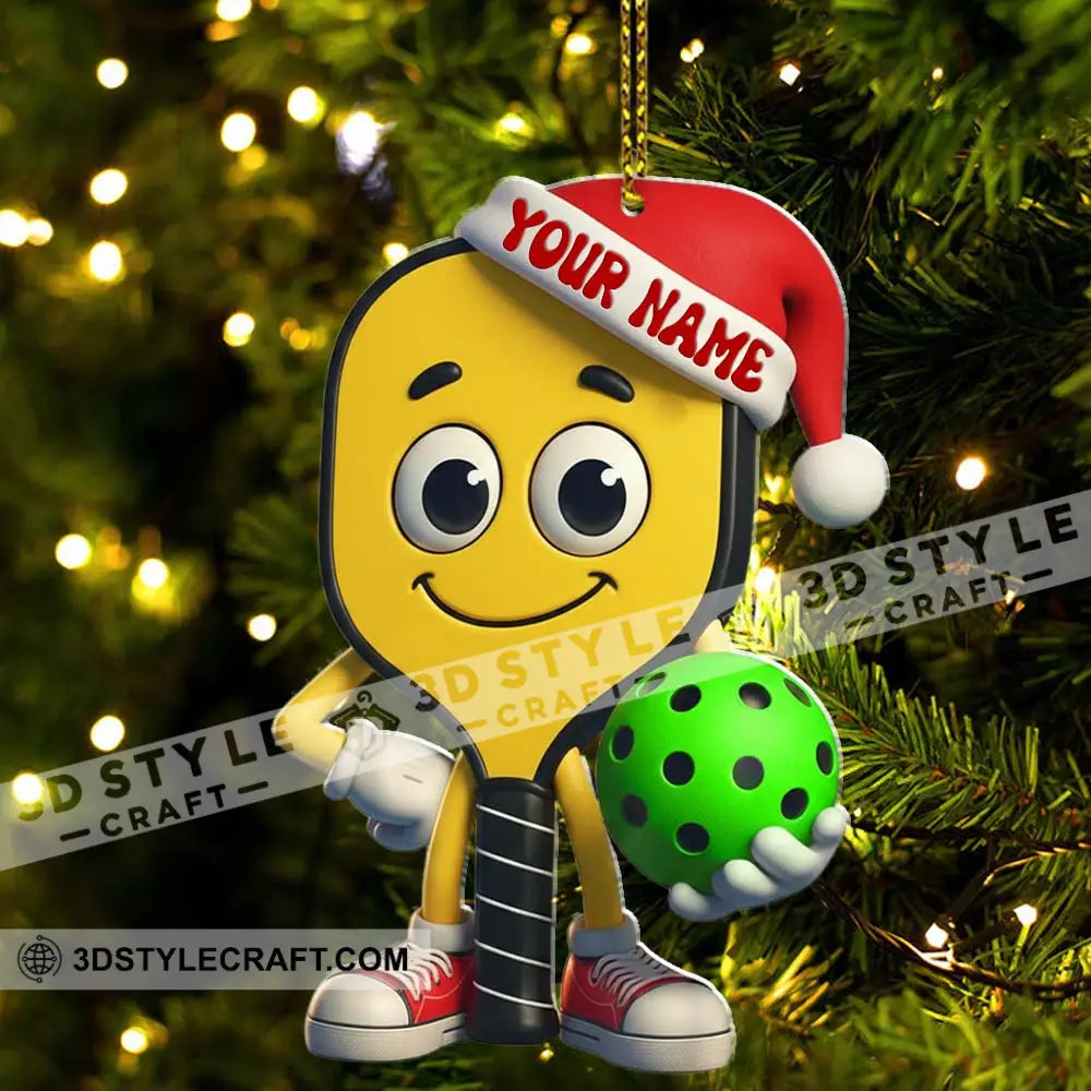 Pickleball Christmas Home Decor Christmas Ornament Personalized Ornament Ornament