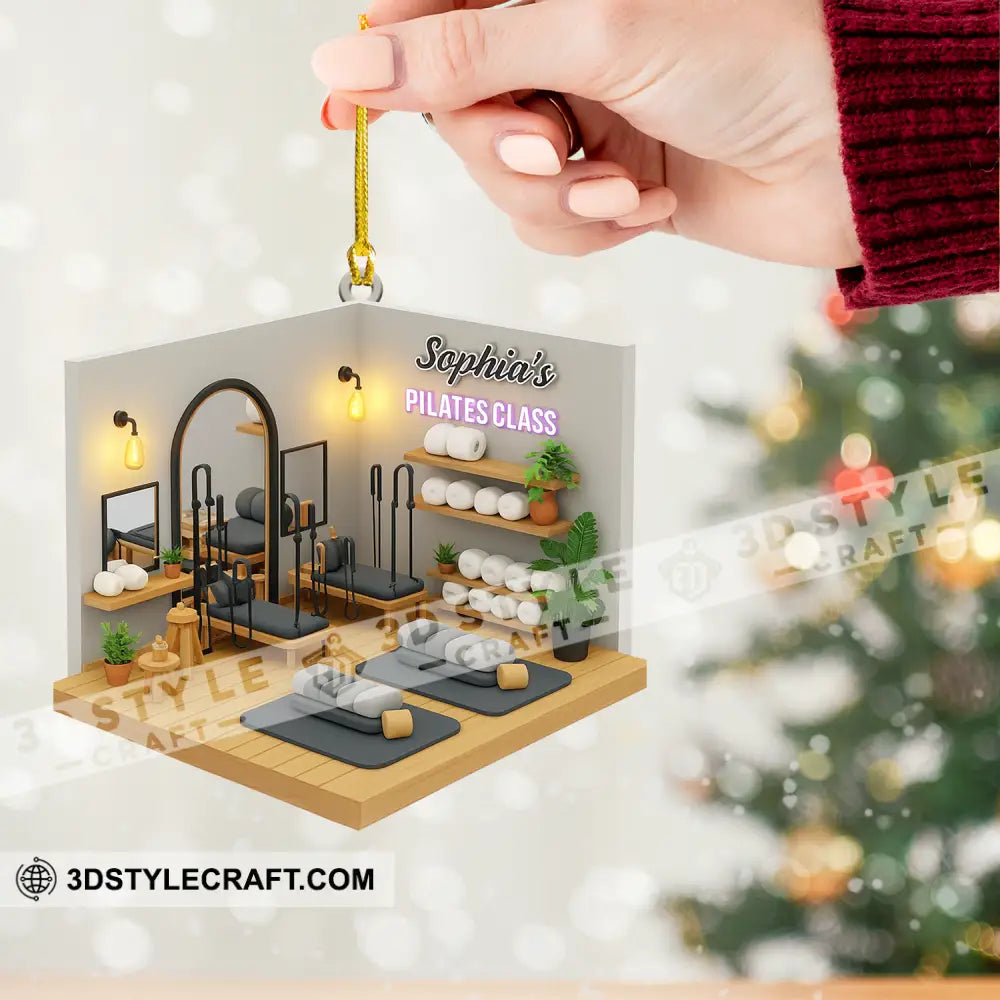 Pilates Room Home Decor Christmas Ornament Personalized Ornament Ornament