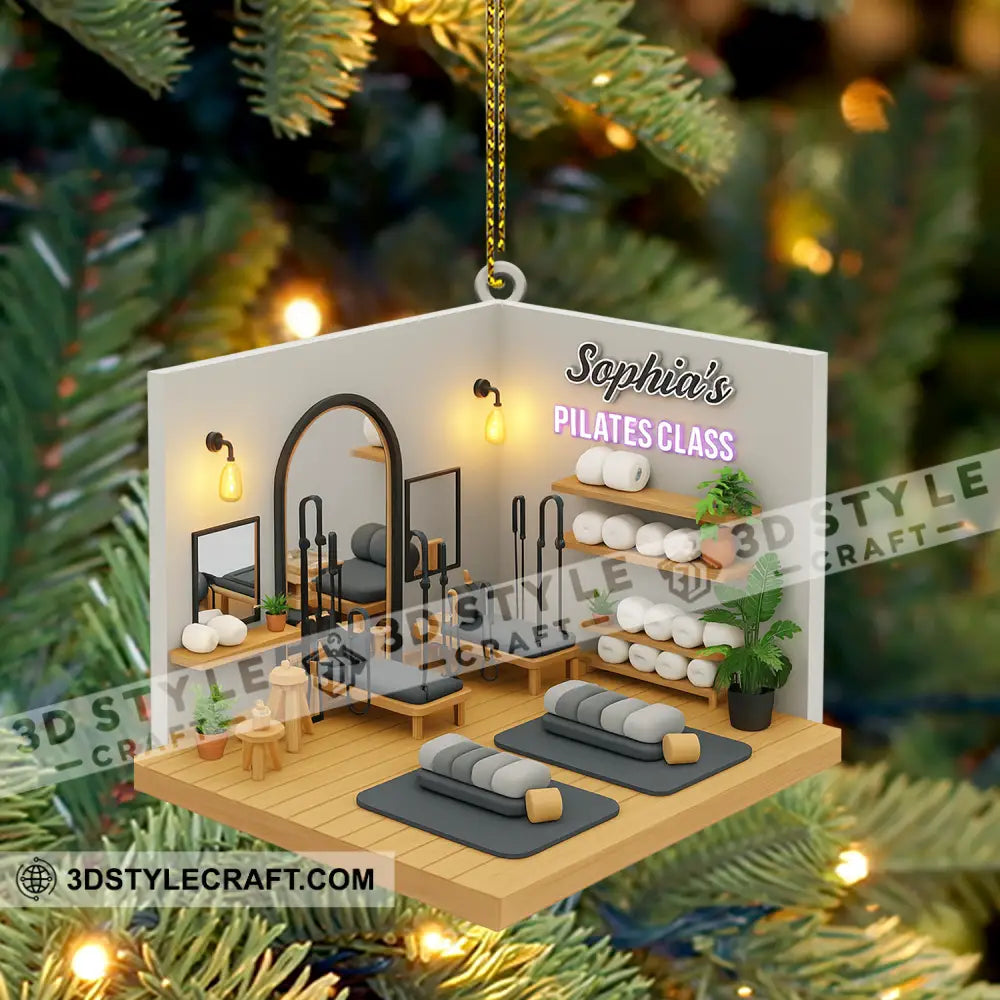 Pilates Room Home Decor Christmas Ornament Personalized Ornament Ornament