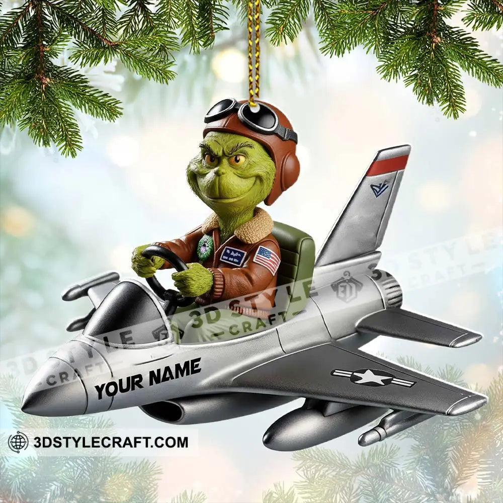 Pilot Home Decor Christmas Ornament Personalized Ornament Ornament