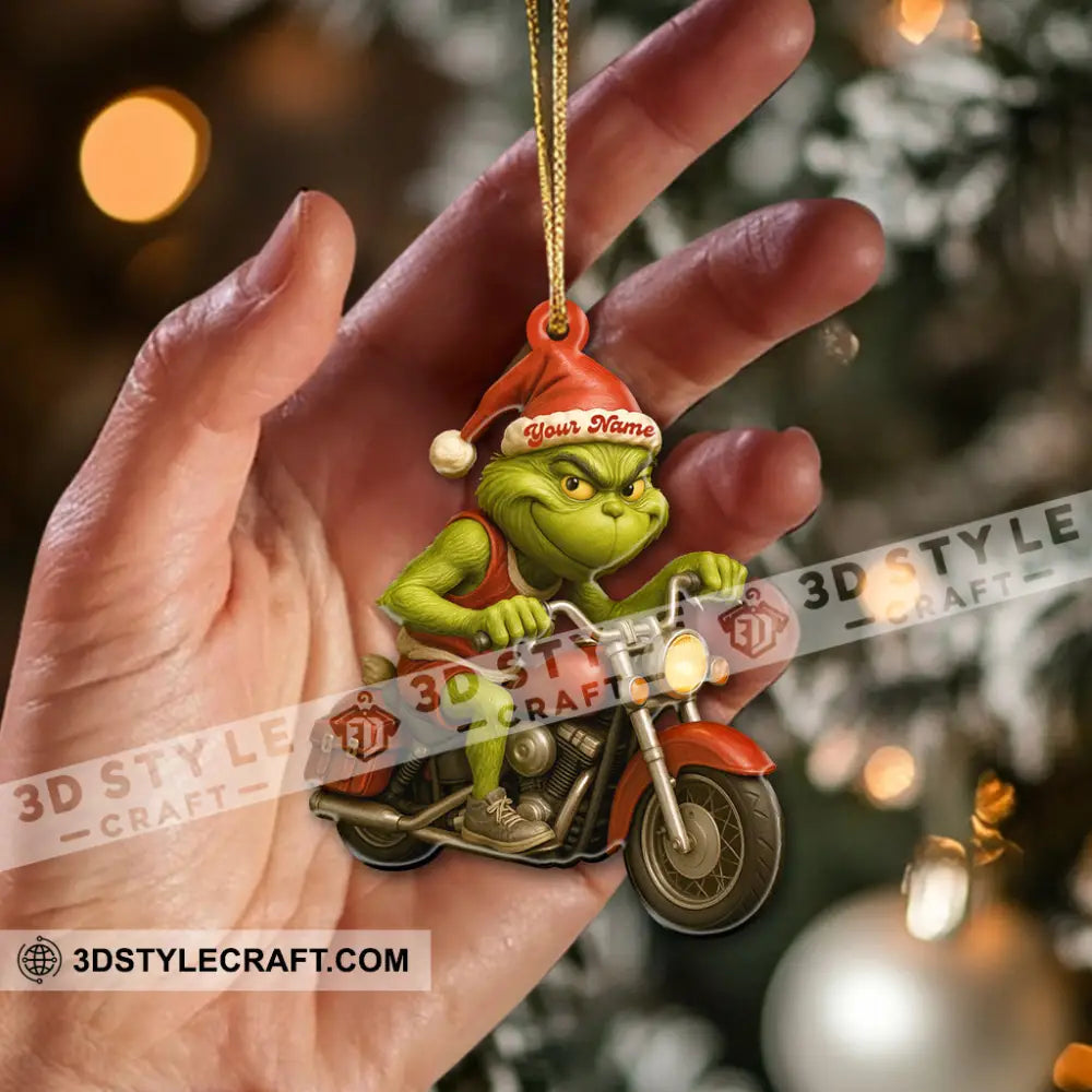 Racing ELF Home Decor Christmas Ornament Personalized Ornament Ornament