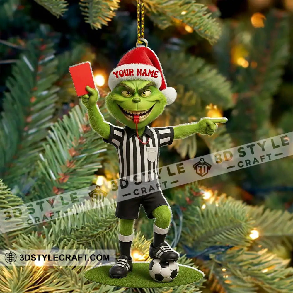Referee Home Decor Christmas Ornament Personalized Ornament Ornament