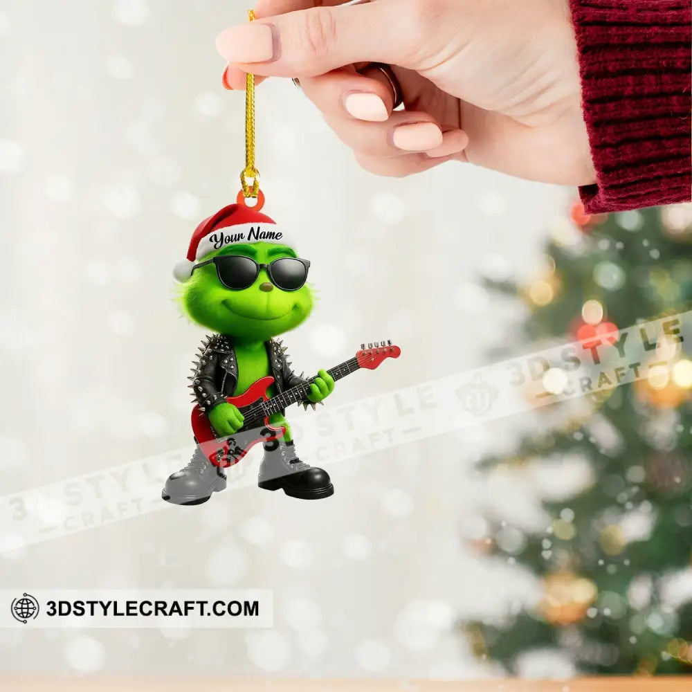 Rock Star Home Decor Christmas Ornament Personalized Ornament Ornament