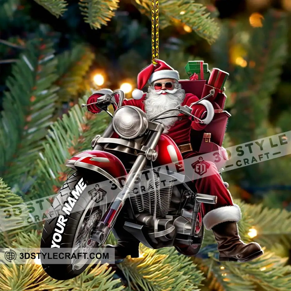 Santa Driver Home Decor Christmas Ornament Personalized Ornament Ornament