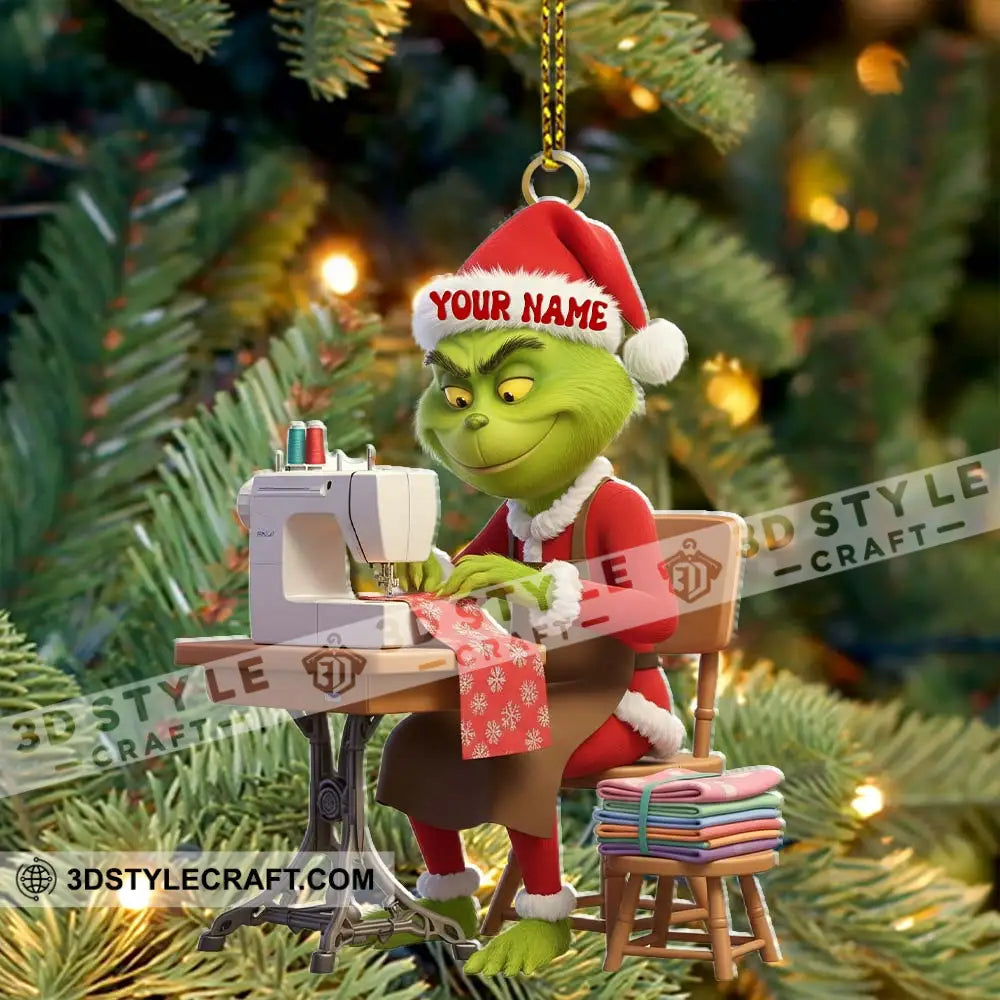 Sewing ELF Home Decor Christmas Ornament Personalized Ornament Ornament