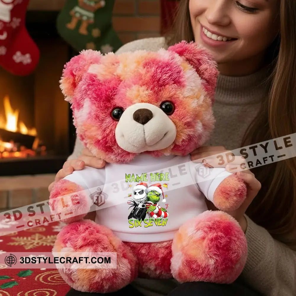 Six Seven Christmas Bear Personalized Teddy Bear Shirt Graduate Teddy Bear Shirt