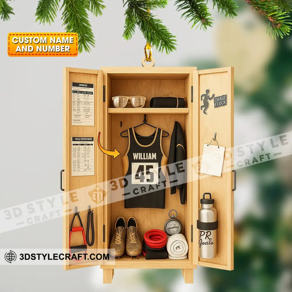 Sport Corner Home Decor Christmas Ornament Personalized Ornament 3.54’’ / 1 Ornament Ornament