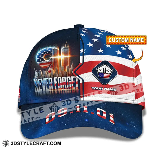 Unisex Cap, 09.11.01 Never Forget Classic Cap style option 1