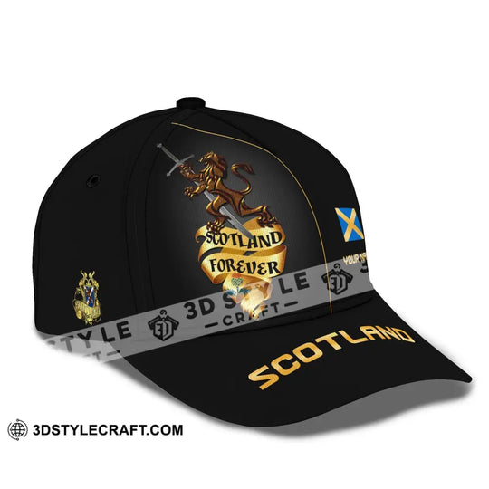 Unisex Cap, Custom Scotland Cap, Scotland Classic Cap, Scotland Hat style option 3