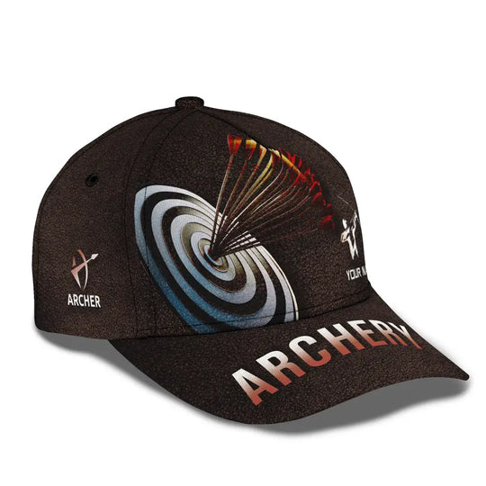 Unisex Cap, Personalized Archery Classic Cap, Archery Hat, Gift for Archery Lovers style option 3