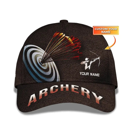 Unisex Cap, Personalized Archery Classic Cap, Archery Hat, Gift for Archery Lovers style option 1