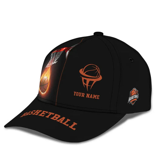 Unisex Cap, Personalized Basketball Classic Cap, Basketball Hat, Gift for Basketball Lovers style option 3