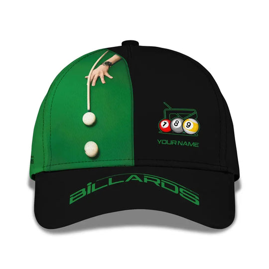 Unisex Cap, Personalized Billiard Classic Cap, Billiard Hat, Gift for Billiard Lovers style option 4