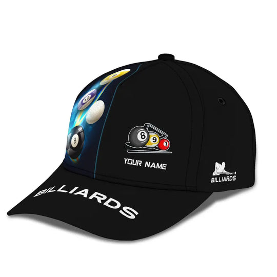 Unisex Cap, Personalized Billiards Classic Cap, Billiards Hat, Gift for Billiards Lovers style option 2