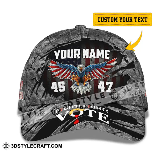 Unisex Cap, Trump 45 47 Classic Cap style option 1