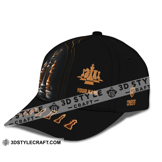 Unisex Chess Classic Cap, Custom Chess Hat, Chess Lover Gift style option 2