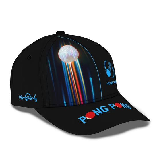 Unisex Classic Cap, Ping Pong Classic Cap, Table Tennis, Ping Pong Club Clothing style option 4