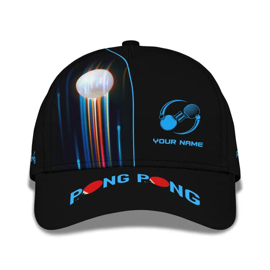 Unisex Classic Cap, Ping Pong Classic Cap, Table Tennis, Ping Pong Club Clothing style option 3