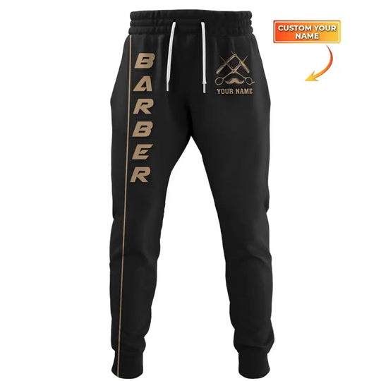 Unisex Clothing, Barber Jogger, Barber Sportwear, Jogger Pant For Men and Women style option 1