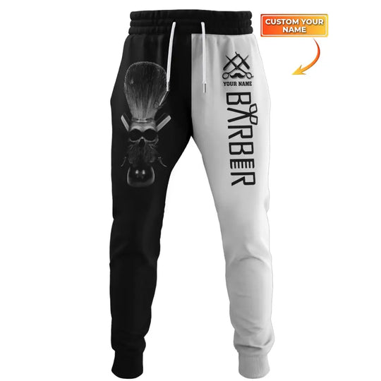Unisex Clothing, Barber Jogger, Barber Sportwear, Jogger Pant For Men and Women style option 1