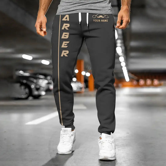 Unisex Clothing, Barber Jogger, Barber Sportwear, Jogger Pant For Men and Women style option 4