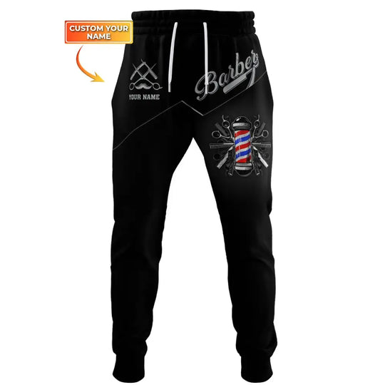 Unisex Clothing, Barber Jogger, Barber Sportwear, Jogger Pant For Men and Women style option 1