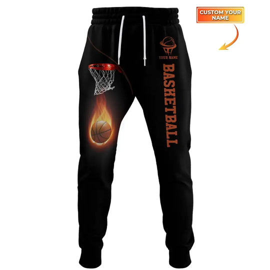 Unisex Clothing, Custom Basketball Jogger, Basketball Jogger Pants, Gift for Basketball Lovers style option 1