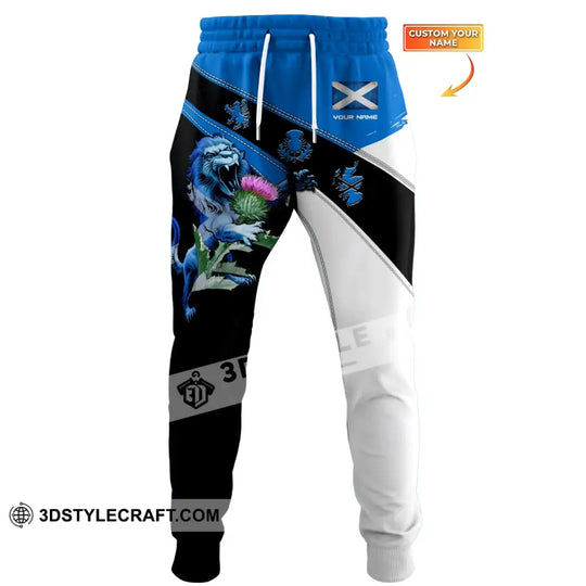 Unisex Clothing, Custom Scotland Jogger, Scotland Jogger Pants, Scotland Lion style option 1
