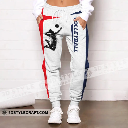 Unisex Clothing, Custom Volleyball Jogger, Volleyball Jogger Pants, Gift for Volleyball Lovers style option 4