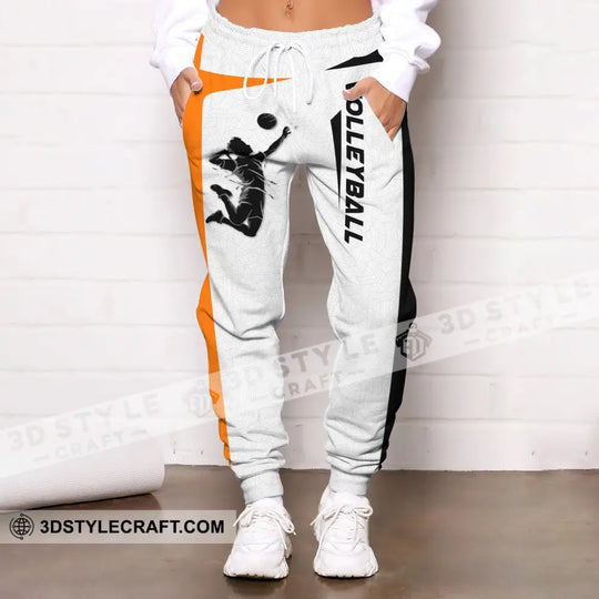 Unisex Clothing, Custom Volleyball Jogger, Volleyball Jogger Pants, Gift for Volleyball Lovers style option 3