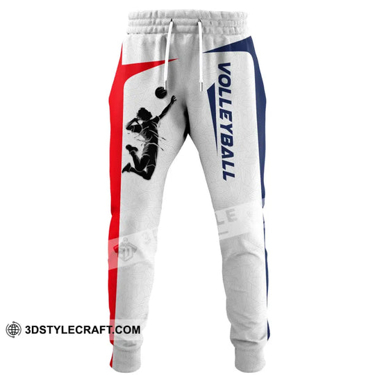 Unisex Clothing, Custom Volleyball Jogger, Volleyball Jogger Pants, Gift for Volleyball Lovers style option 1