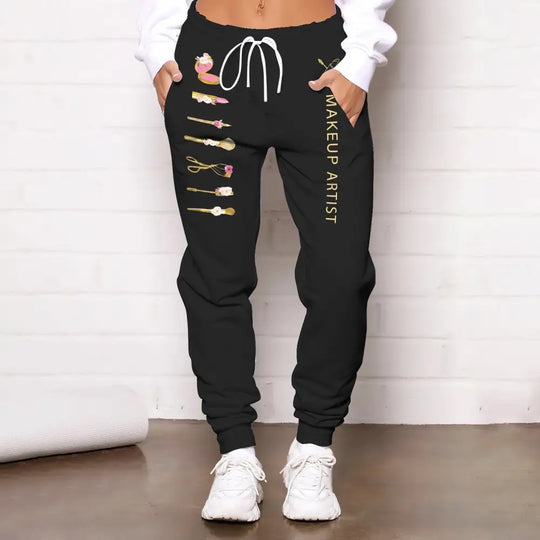 Unisex Clothing, Makeup Artist Jogger, Jogger Sportwear, Jogger Pant For Men and Women style option 1