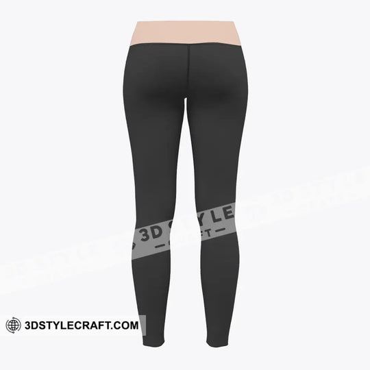 Unisex Pants - Custom Pants Massage Therapist Legging style option 4