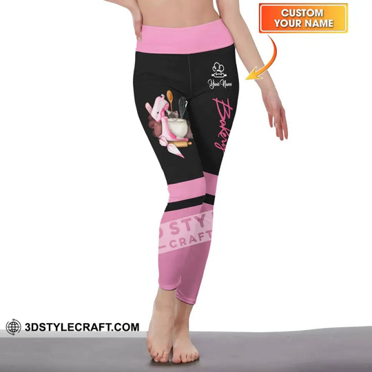 Unisex Pants - Custom Name Pants - Bakery Custom Name Legging Pants style option 1