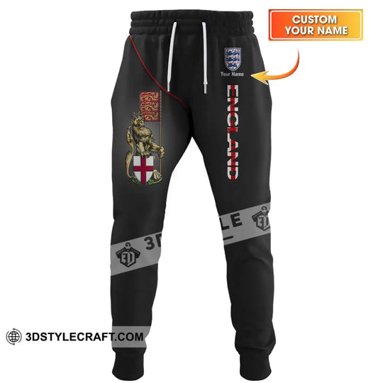 Unisex Pants - Custom Name Pants - England Custom Pants style option 1