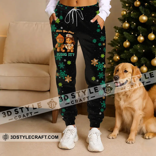 Unisex Pants - Have You Tried Icing It Gingerbread, Christmas Design, Sport Pants style option 4