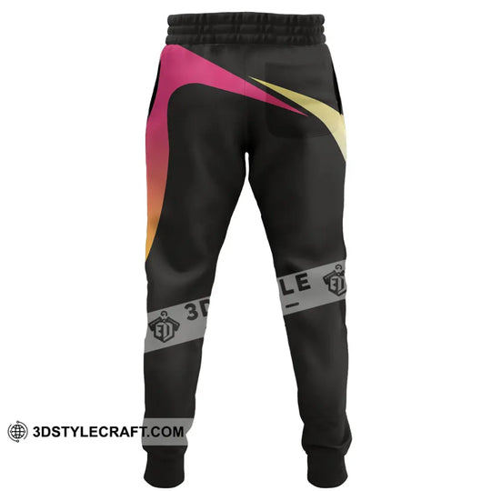 Unisex Pants - Hot Pink Handball Sport Pants style option 2