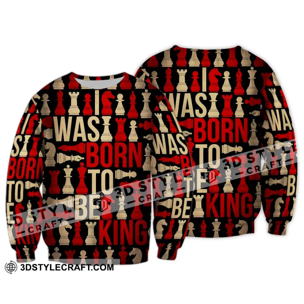 Unisex Shirt - Chess 3D Shirt Long Sleeve / S T-shirt