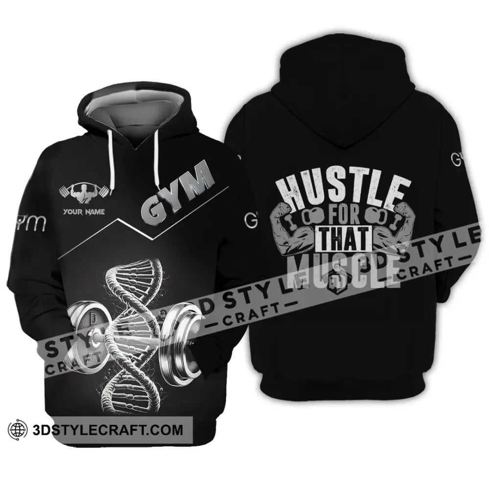 Unisex Shirt - Custom ADN Gym Lover Shirt Hoodie / S T-shirt