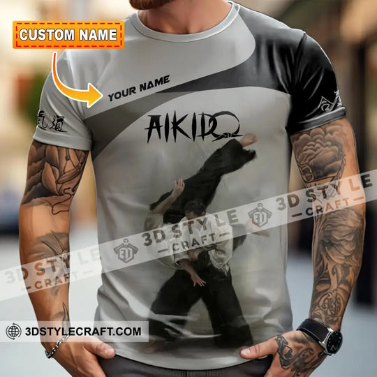 Unisex Shirt - Custom Aikido 3D Shirt style option 2