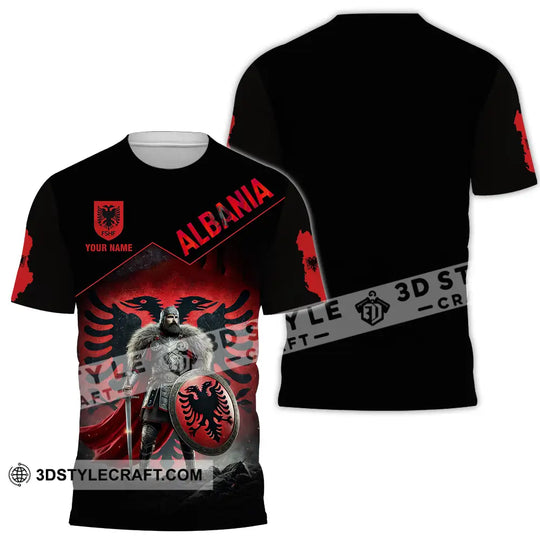 Unisex Shirt - Custom Albania Warrior Shirt style option 2