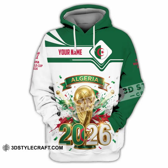 Unisex Shirt - Custom Algeria World Cup 2026 3D Shirt style option 3