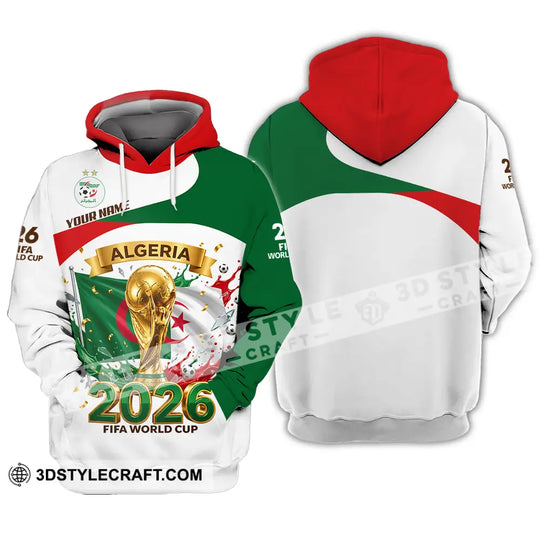 Unisex Shirt - Custom Algeria World Cup 2026 3D Shirt style option 3