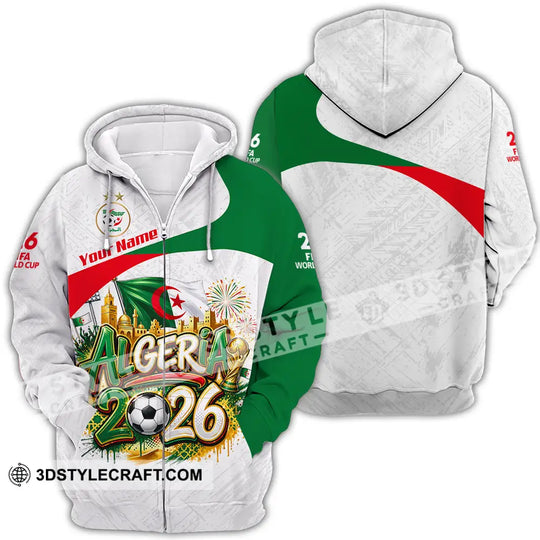 Unisex Shirt - Custom Algeria World Cup 2026 3D Shirt style option 4