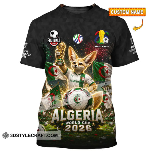 Unisex Shirt - Custom Algeria World Cup 2026 Shirt style option 1