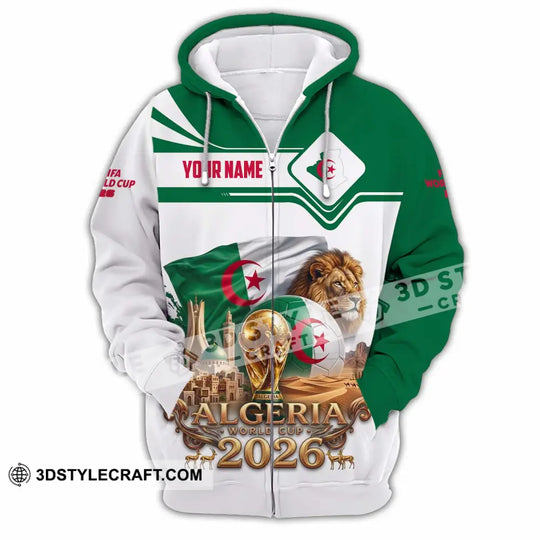 Unisex Shirt - Custom Algeria World Cup 2026 Shirt style option 3