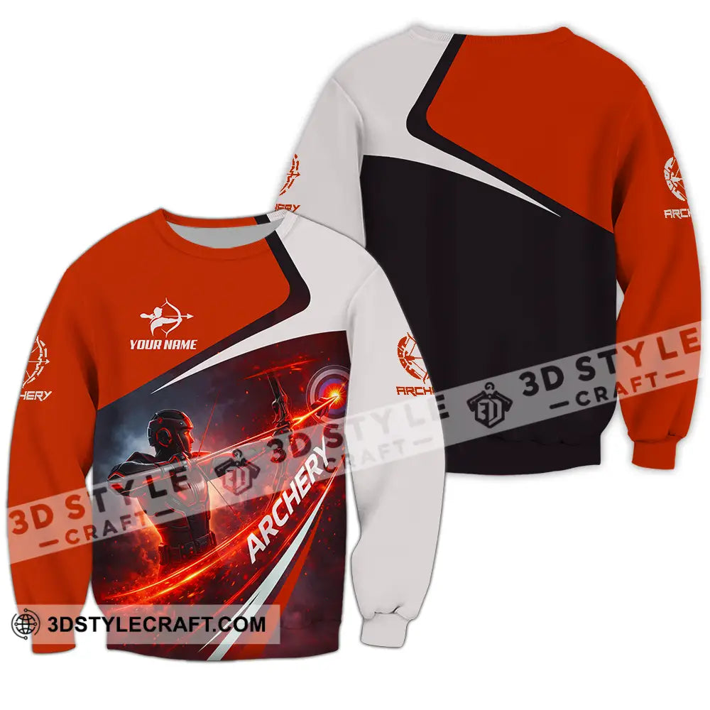 Unisex Shirt - Custom Archery 3D Shirt Long Sleeve / S T-shirt