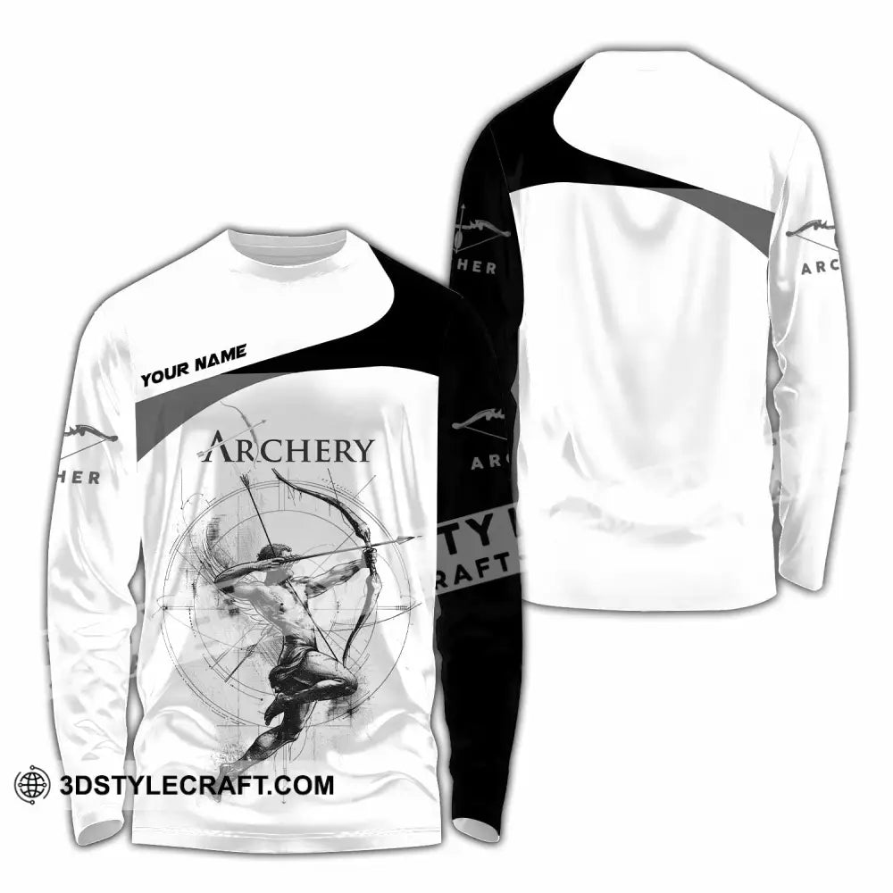 Unisex Shirt - Custom Archery 3D Shirt Long Sleeve Shirt / S T-shirt