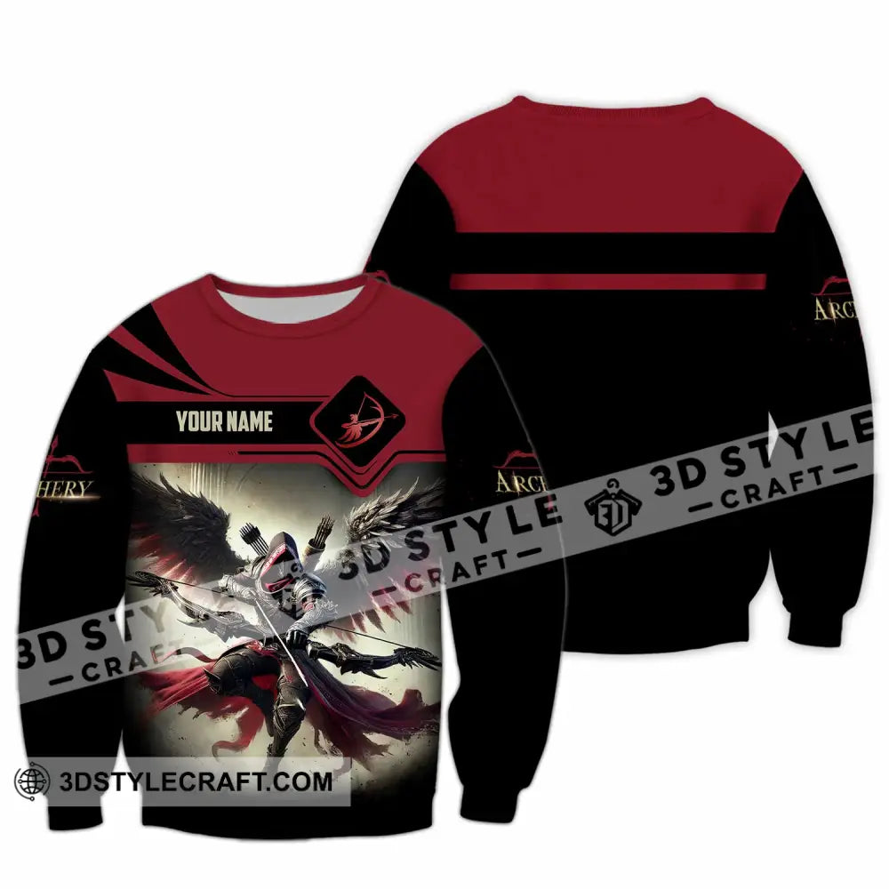 Unisex Shirt - Custom Archery 3D Shirt Long Sleeve / S T-shirt